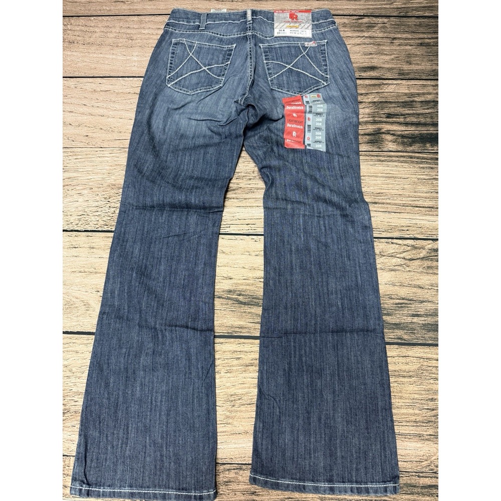 Ariat FR Jeans Womens 30 R Blue Flame Resistant Stretch DuraLight Ella NWT - Picture 2 of 6